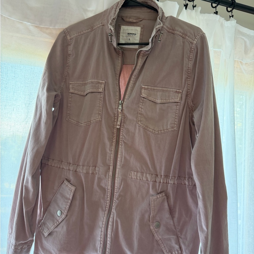 Sonoma Women's Dusty Pink Utility Jacket